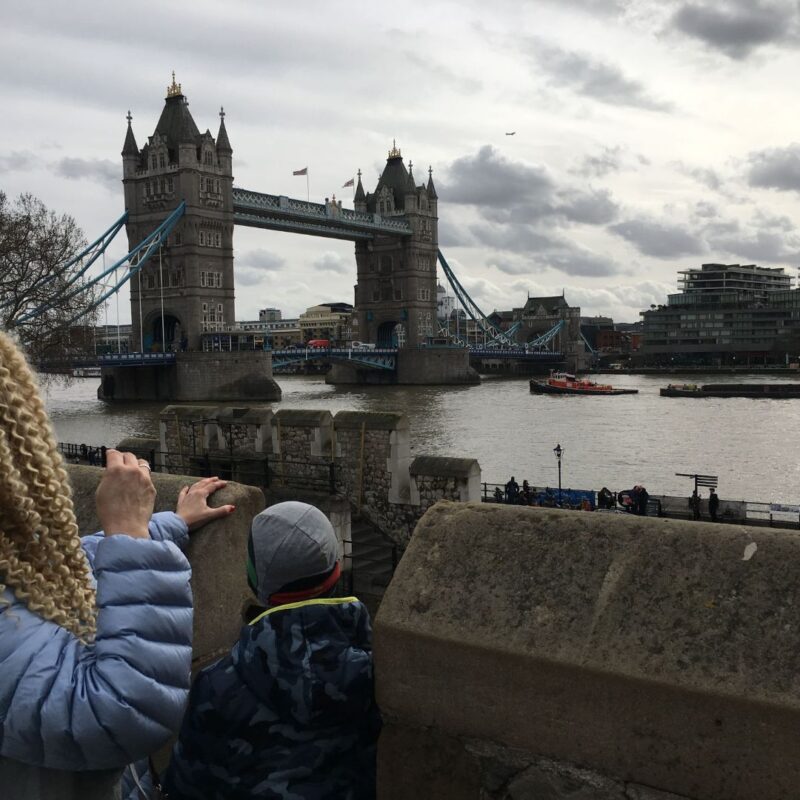 wycieczka szkolna -most Tower w Londynie